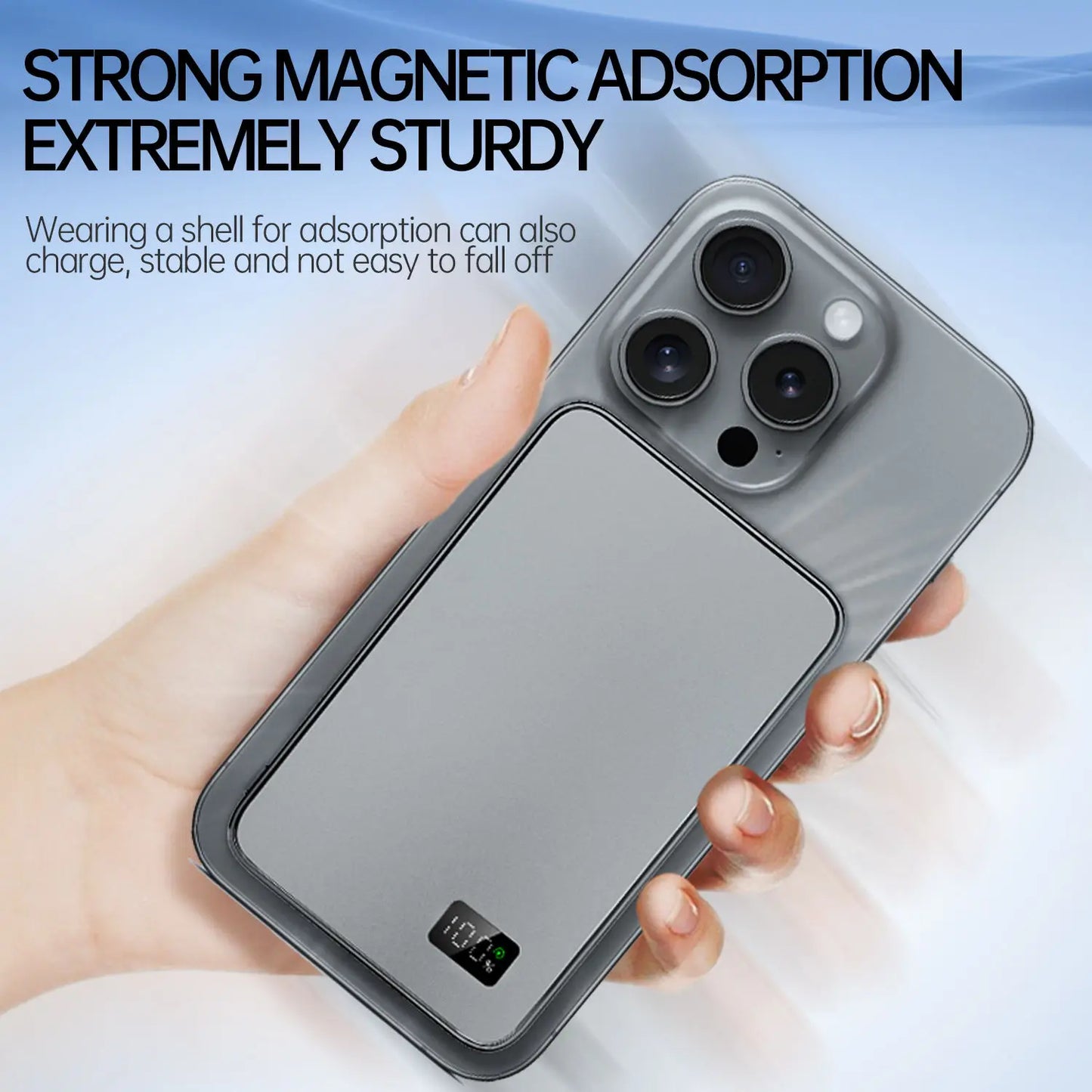 Power Bank MagSafe Fast Charging For iPhone Samsung Phone Airpods