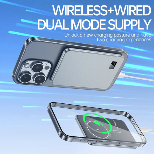 Power Bank MagSafe Fast Charging For iPhone Samsung Phone Airpods